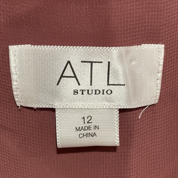 Coquette ATL Studio Womens Cami Tank Top Size 12 Pink Romantic Soft Girl Lined - Picture 3 of 8